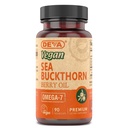 DEVA Vegan Sea Buckthorn, olio di bacche 500mg, freddo-pressed, non raffinato, ricco di Omega-7, 90 capsule, 1-pack