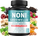 Noni Estratto di capsule con Noni, Boswellia, White Willow Bark e altro - 150 capsule per 5 mesi di fornitura