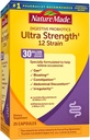 Natura Fatto Ultra Forza 12 Probiotici Strain Digestivi, Probiotici per le donne e gli uomini, 25 capsule probiotici, alimentazione di 25 giorni