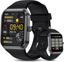 Smart Watches for Men Women (Answer Make Call), 1.95" Fitness Watch with Blood Oxygen Heart Rate Sleep Monitor, 100+ Sport IP68 impermeabile Fitness Watch for Android iOS Phones
