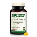 Olio di lino di processo standard con B6 - Supplemento per l'ormone e il supporto del tessuto di Nerve - Supporta il cervello, la pelle del cuore e della pelle - Gluten-Free, Non-Dairy & Non-Soy - 120 Softgels (120 Servings)