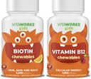 Bambini biotina 5000mcg Chewables + Vitamina B12 Chewables Bundle