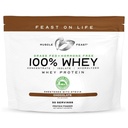Festa del muscolo 100% polvere di proteine del siero di erba Fed, tutta la naturale ormone Paure ha aumentato la polvere di proteine del siero di latte per le donne e gli uomini- Whey Concentrato, Isolate & Hydrolyzed Protein Powder Blend - Cioccolato, 2lb