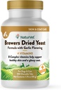 NaturVet Brewers Dried Yeast Formula con aglio Flavoring Plus Vitamine per cani e gatti, Chewable Tablets, Made in the USA with Globally Source Ingredients 100 Count