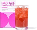 MIXHERS Hertime PMS - Supporto ormonale per le donne - PMS & Comfort mestruale - con Chasteberry, Radici di peonia, Ginseng siberiano - Supplemento per le donne - 15 Bevande Packets - Sugar Free - Pomegranate Mango