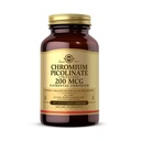 Solgar cromo picolinato 200 mcg, 180 capsule vegetali - Supporta il metabolismo sano dello zucchero nel sangue - Non OGM, Vegan, Gluten Free, Dairy Free, Kosher - 180 Serve
