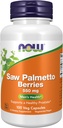 NOW Integratori alimentari, Sega Palmetto Berries (Serenoa repens) 550 mg, Salute degli uomini*, 100 capsule di veg