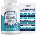 Detox Difensore di Centurione, Detox e Riparazione del fegato Supplemento con Phosphatidylcholine, Vitamina B6, Folate, L-Metionina e acido R-lipoico, 180 Caps