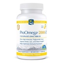 Nordic Naturals ProOmega 2000-D - Fish Oil, 1125 mg EPA, 875 mg DHA, 1000 IU Vitamin D3, Cardiovascolare, Neurological, Eye e Immune Health, Limone Flavor, 60 Soft Gel