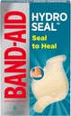 BAND-AID Brand Hydro Seal Adhesive Bandages Impermeabile, Grandi Bandaggi di Gel Idrocolloidi per il Primo Sostegno Migliore Guarigione per Blisters Minori, Taglie & Scrapes, FSA/HSA Eleggibile, 6 ct