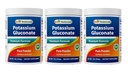 Migliore naturale Gluconato di potassio 1lb polvere (1 LB (pacchetto di 3))