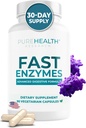 RICERCA PUREHEALTH Made in USA Digestive Enzyme Supplement - Premium Lactase and Lipase Enzymes for Digestion - No More Bloating Relief & Better Digestive Health, 90 Capsule per 1 Mese