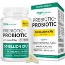 Prebiotici e probiotici per le donne e gli uomini | Pre e Probiotici per la salute del fegato & Bloating Relief | Synbiotic con 20 miliardi di CFU Lactobacillus & Bifidobacterium | Shelf-Stable | Vegetariano | 60 Ct.