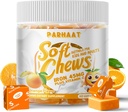 Ferro morbido masticare supplemento con vitamina C | Arancione aromatizzato | Gluten Free | Ferro supplemento per donne uomini e bambini | 60 conte | 2 mesi di alimentazione