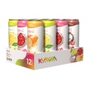 MITRA-9 Bevande botaniche - Kava Beva Variety Pack con Kava Root Extract - Mood Enhancer - Plant Based - Promuove la calma naturale & Clarity (12 Fl Oz) (12)