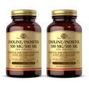 Solgar Choline/Inositol 500 mg/500 mg, 100 capsule vegetali (Pack of 2) - Metabolismo energetico, salute del fegato, essenziale per il cervello & Nerve Funzione - Non-GMO, Vegan, Kosher - 100 Total Servings