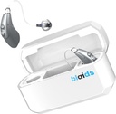 BlaidsX Neuro ricaricabile RIC + apparecchi acustici programmabili per adulti con prova acustica mobile App & Noise Cancellazione, apparecchi acustici per anziani, Dual Mic & 96 canali DSP. Processore USA-Made