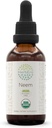 HerbEra Neem B60 Estratto di erbe senza alcool, gocce di liquido concentrate Natural USDA Organic (Azadirachta Indica) Foglia secca (2 fl oz)