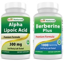 Migliori naturali alfa acido lipoico 300 mg & Berberina Plus 1000 mg