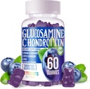 Glucosamina Condroitin Gummies con MSM & Elderberry Extra Strength - Supporto congiunto, Antiossidante Integratore di Supporto Immune per Adulti, Uomini & Donne.60