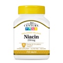 21st Century Niacin 250 mg compresse, 110-Paese (Pack of 2)