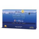 WHC, UnoCardio 1000 Fish Oil, 1300 mg di Pure Triglyceride Fish Oil con Omega-3 (1180 mg), 665 mg EPA e 445 mg DHA e 25 mcg (1000 IU) Vitamina D3 per softgel, Arancio naturale, 60 softgel