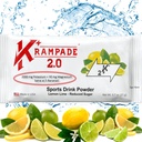 Krampade Potassium Magnesium Supplement Electrolytes Powder - 50 mg Mag + 2000 mg K, >2X Più di Coconut Water | Cramp Relief | Idration Packets