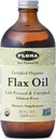 Flora - Olio di Flax - Pressed a freddo, non raffinato, olio di semi di lino biologico - Contiene Omega-3 & Omega-6 - Non OGM & Gluten-Free - Tenere Chilled - 17 fl. oz.