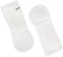 Guanti Neonati e Toddler infusi zincati No Scratch Mittens per Eczema - Terapia Involucri bagnati (24 mesi, bianco)