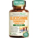 Glucosamina Chondroitin MSM – Integratore di supporto congiunto per le donne e gli uomini con Glucosamine Sulfate 1500 mg, Condroitina e MSM – per il cartilage, Joint Health e Flessibilità – 90 capsule