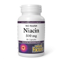 Fattori naturali No Flush Niacin 500 mg, 90 compresse
