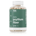 Pure per gli uomini Daily Psyllium Husk Fiber Supplemento puro per il suo | Regolarità digestiva & Gut Health Support | Polvere solubile di fibra, 2,175mg per il servizio | 250 capsule