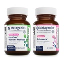 Metagenics Bundle - UltraFlora Women's & HerWellness Estrovera - 30 Conte di UltraFlora Donna per la salute vaginale - 30 Tavole di Estrovera per Flash caldi, Menopausa Rilievo & Night Sweats