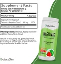 NaturalSlim Magicmag Pure Magnesium Citrate Powder – Stress, costipazione, muscolo e supporto cardiaco | Natural Strawberry & Lime Magnesium Supplement - 8oz Drink Mix (3 Pack)