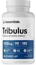 Bucked Up Tribulus 1500mg Per Serving, Essentials (90 Serve, 180 capsule)
