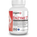 Organixx Enzyme 17 Essential Digestive Enzymes for Women & Men, For Gut Health & Optimal Digestive Health, Supporto per Bloating, Gas, Assorbimento Nutriente & Immunity, Vegan, Non OGM, 80 Veggie Capsule