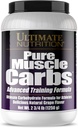 Ultimate Nutrition Pure Muscle Carbs - Polvere complessa di carboidrati per l'energia sostenibile - No Fat, No Colesterolo -Calorie per muscolo Gainers e atleti, Uva, 2.75 Pounds