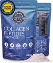 ALIMENTI EAT WELL PREMIUM Collagen Peptides Protein 45 Servings, 16oz, Collage per pelle, Bone e Joint Support, Tipo I & III Grass Fed Collagen Integratori per donne e uomini, Keto, Aminoacidi
