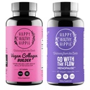 Happy Healthy Hippie Vai con il supporto Menopause Flow & Vegan Collagen Builder Pills Collagen