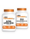 BulkSupplements Alpha Lipoic Acid Capsule 240ct + CLA 2000mg Softgels 300ct Bundle
