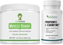 VitaMonk Muscle Guard & Biovy Propionyl-L-Carnitina con HMB, EAA, Vitamina D e Magnesio, Supporta la crescita del muscolo, la resistenza, l'endurance, la salute circolatoria, l'energia senza Jitter e il recupero di allenamento