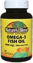 Miscela della natura Omega-3 1000mg - 90 Softgels, Confezione da 2
