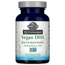Giardino della vita Omega 3 Vegan DHA Supplementi Dr. Formulated Vegan DHA, 400mg DHA & 90mg DPA in forma di trigliceride da un'unica fonte, Omega 3 supplemento per la salute delle donne e degli uomini, 30 Softgels