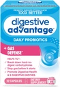 Vantaggio digestivo Enzimi di rapida azione + Probiotico quotidiano Prevenire Gas & Break Down Food Particles 32 Conta capsule