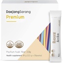 Daejang Sarang (Premium, 30 Sticks) - Psyllium Husk Dietary Fiber Supplement for Digestive Health & Constipation Relief. Ingredienti naturali a base vegetale, Formula 4,960mg.