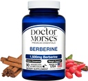 Supplemento 1500mg, Berberine HCI con Ceylon Cinnamon, Formula di Forza Extra, Made in the USA in un FDA-Registered, NSF-Certified Facility, 90 Capsule