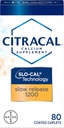 Calcium citrale + D Slw Dimensioni 80ct Calcium citrico + D 80 conteggio (pacchetto di 4)