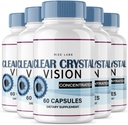 Rize labs (5 Pack) Clear Crystal Vision Supplement, Clear Crystal Vision for Blurry Eyes, ClearCrystal Vision to Support Healthy Eye Functions, Clear Crystal Vision Formula Recensioni (300 Capsules)