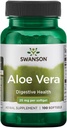 Swanson Aloe Vera 25 Milligrammi 100 Sgels