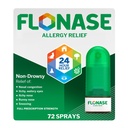Spruzzo nasale dell'allergia di allergia di Flonase, 24 ore Medicina dell'allergia non dorsale, spray nasale misurato - 72 Spray - Rilievo dell'allergia di caduta e stagionale